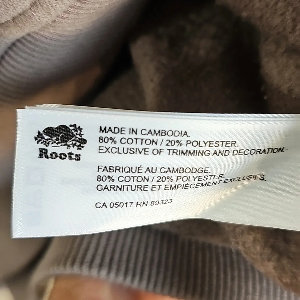 Roots Hettie's Cloud Mock Neck Sweatshirt. - Picture 6 of 7